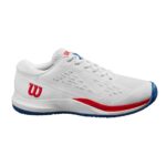 Wilson Rush Pro Ace JR tenniskengät - White/Deja Vu Blue